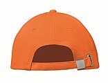 Šestipanelová baseballová kšiltovka, oranžová