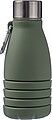 Silikonová skládací láhev 550 ml, zelená