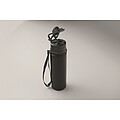 Silikonová sportovní láhev 500 ml, černá