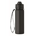 Silikonová sportovní láhev 500 ml, černá