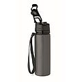 Silikonová sportovní láhev 500 ml,, tmavě šedá