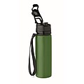 Silikonová sportovní láhev 500 ml,, tmavě zelená