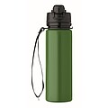 Silikonová sportovní láhev 500 ml,, tmavě zelená