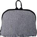 Skládací batoh se stahovací šňůrkou, 300D polyester, šedý