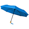 Skládací deštník z RPET, pr. 97cm, automatický O/C system, modrý