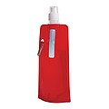 Skládací láhev na pití 400 ml, červená