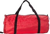Skládací sportovní taška z RPET, 210D nylon, červená