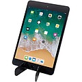 Skládací stojánek na tablet a telefon z recyklovaného plastu, černá