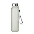 Skleněná láhev na pití s povrchem pro sublimaci, 500ml, kovové víčko