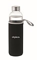 Skleněná láhev s neoprenovým obalem, 750ml