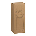 Skleněná lahev v neoprenovém obalu 1000 ml, šedý melír