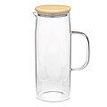 Skleněný džbán s bambusovým víčkem, 1,2 l