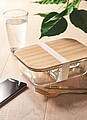 Skleněný lunchbox s bambusovým víčkem, 800ml