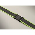 Šňůrka na krk z RPET, fluo žlutá