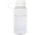 Sportovní láhev 900 ml s multifunkčním víčkem, bílá