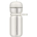 Sportovní láhev s vyklápěcím víčkem 600 ml, bílá