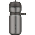 Sportovní láhev s vyklápěcím víčkem 600 ml, černá