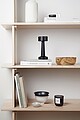 Stolní lampa z RCS recyklovaného ABS, černá