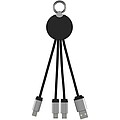 Světelný kabel s kroužkem SCX.design C16, černá