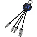 Světelný kabel s kroužkem SCX.design C16, modrá