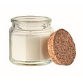 Svíčka z rostlinného vosku 70g, béžová
