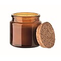 Svíčka z rostlinného vosku 70g, Hnědá