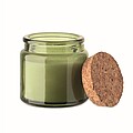 Svíčka z rostlinného vosku 70g, zelená