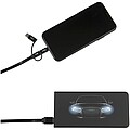 Svítící powerbanka SCX.design P15 5000 mAh, černá