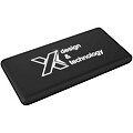 Svítící solární powerbanka 8000 mAh, černá
