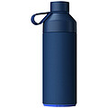 Termo láhev na pití, 1l, z recyklovaných materiálů, modrá