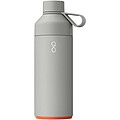 Termo láhev na pití, 1l, z recyklovaných materiálů, šedá