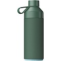 Termo láhev na pití, 1l, z recyklovaných materiálů, zelená