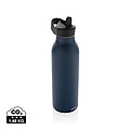 Termo láhev na pití s brčkem, 500ml, námořní modrá