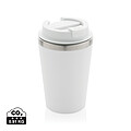 Termohrnek 350ml z RCS recyklovaného PP, bílá