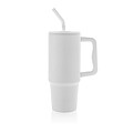 Termohrnek 900 ml z RCS recyklované nerezové oceli, bílá