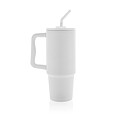 Termohrnek 900 ml z RCS recyklované nerezové oceli, bílá