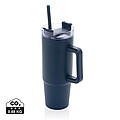 Termohrnek s brčkem na pití, 750 ml, námořní modrá