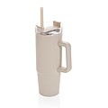 Termohrnek s madlem 750 ml z RCS recyklovaného plastu, krémová