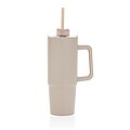 Termohrnek s madlem 750 ml z RCS recyklovaného plastu, krémová