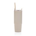 Termohrnek s madlem 750 ml z RCS recyklovaného plastu, krémová