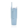 Termohrnek s madlem 750 ml z RCS recyklovaného plastu, světle modrá