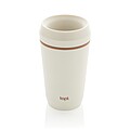 Termohrnek s průhledným víčkem 354 ml, bílá