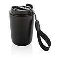 Termohrnek z recyklované oceli, 380 ml, černá