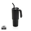 Termohrnek z recyklované oceli 900 ml, černá