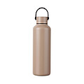 Termolahev 600 ml z recyklované oceli, tmavě béžová