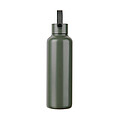 Termolahev 600 ml z recyklované oceli, vojenská zelená