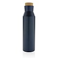 Termoska z recyklované oceli, objem 500 ml, modrá