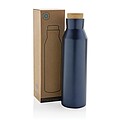 Termoska z recyklované oceli, objem 500 ml, modrá
