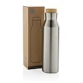 Termoska z recyklované oceli, objem 500 ml, stříbrná