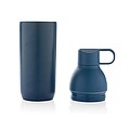 Termoska z recyklované oceli, objem 540 ml, modrá